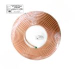 لوله مسی کلاف 15 متری سایز 1/2 اینچ ضخامت 0.63mm بابک وزن تقریبی ( 3.110) کیلو گرم