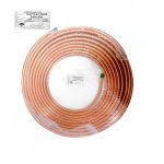 لوله مسی کلاف 15 متری سایز 5/8 اینچ ضخامت 0.63mm بابک وزن تقریبی (3.980) کیلوگرم