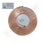 لوله مسی کلاف 15 متری سایز 5/8اینچ ضخامت 0.75mm بابک وزن (4.670)کیلوگرم