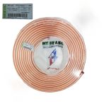 لوله مسی کلاف 15 متری سایز 5/8 اینچ ضخامت 0.75mm مهراصل وزن تقریبی (5.06) کیلوگرم