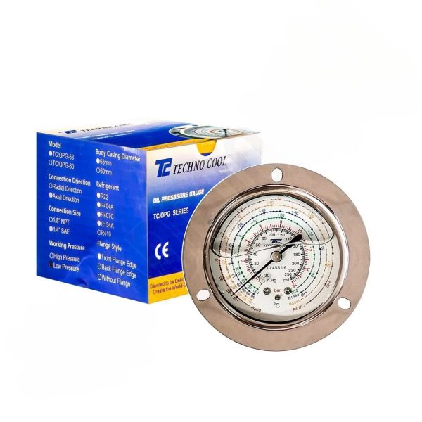 گیج روغنی فشار پایین مدل TC/OPG-63