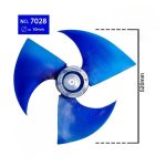 پروانه فن کندانسور کولر گازی سه پر کد 7028